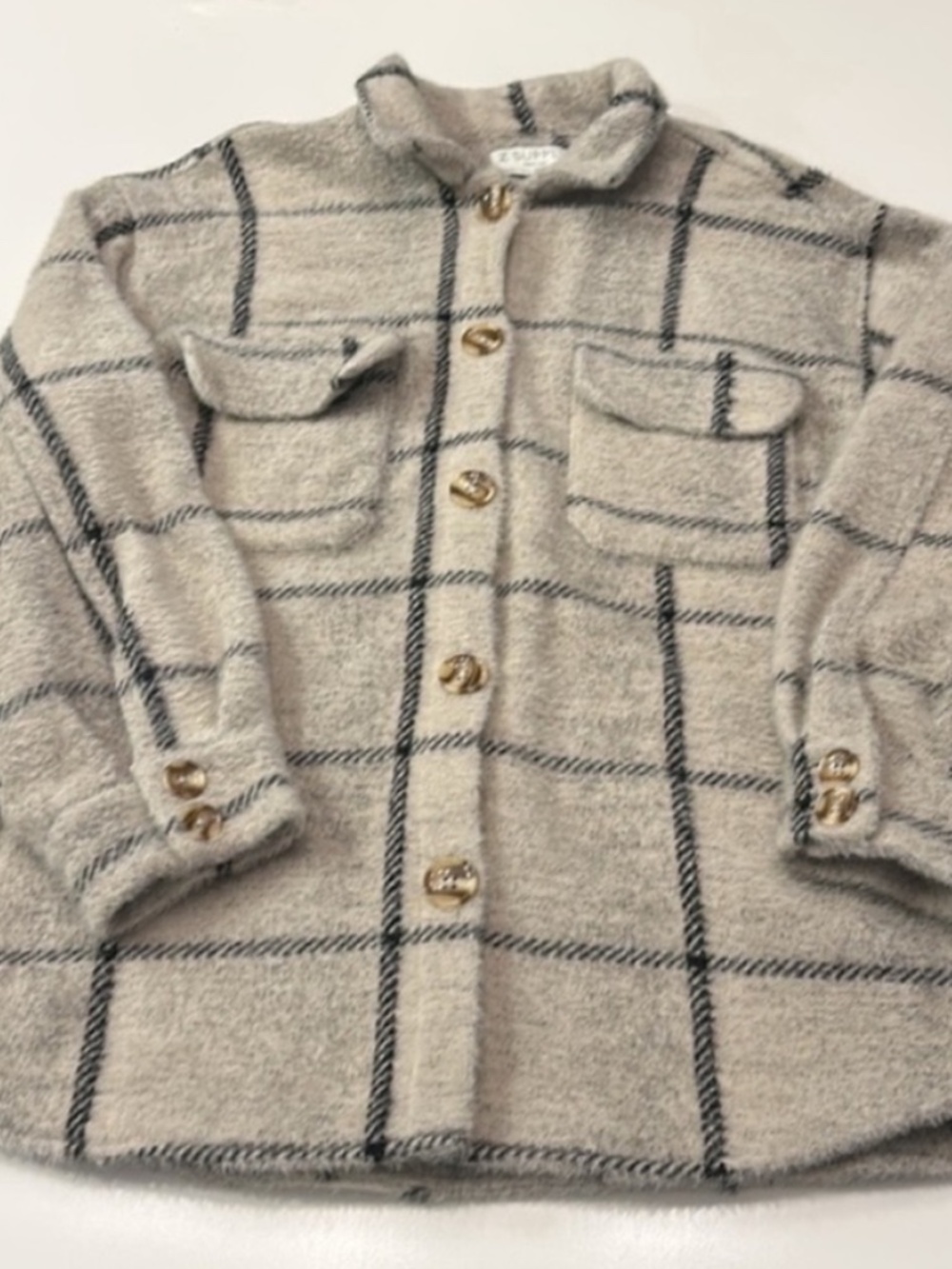 ✨ 3 for $30 ✨ Z supply Oversized Plaid Shacket Jacket